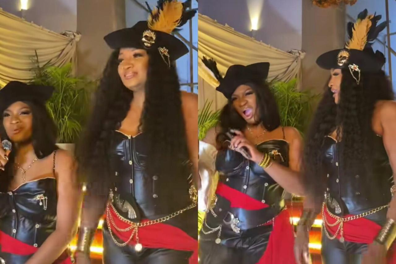 “Pirates of Pure Joy!” – Omotola Ekeinde Twins With Daughter Princess in Sexy Pirate Dance Video