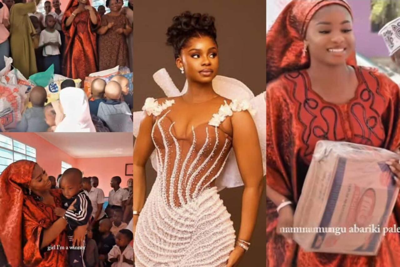 Priscilla Ojo Touches Hearts as She Celebrates 25th Birthday With Orphans in Tanzania