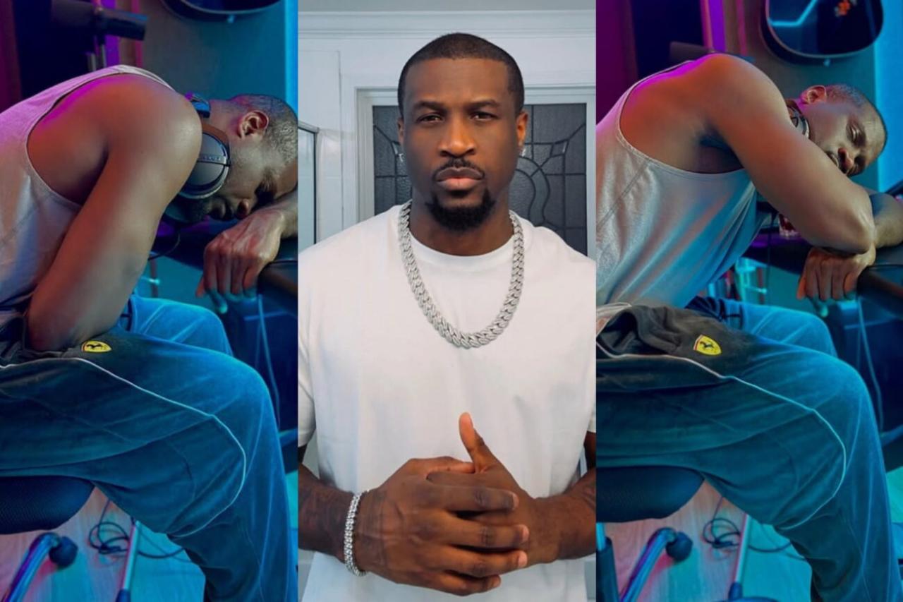 “Sacrifices Most People Don’t See” – Peter Okoye Caught Sleeping in Studio at 3AM as He Opens Up About His Grind