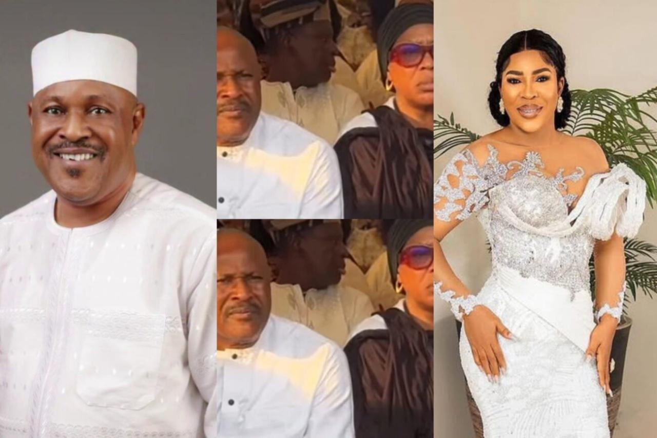 Saidi Balogun Shows Up for Ex-Wife Faithia Williams at Her Mother’s Wake-Keep (Video)