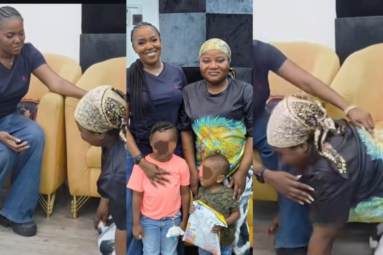 “She Went on Her Knees!” – Biola Bayo Moved to Tears as Shanko’s Wife Regains Custody of Kids