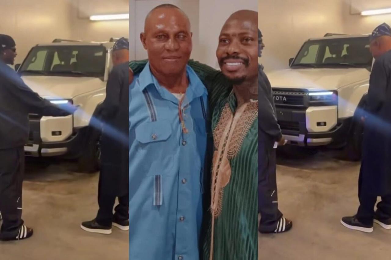 Asake Surprises His Father with 2025 Toyota Land Cruiser Days After Gifting His Mother a G-Wagon