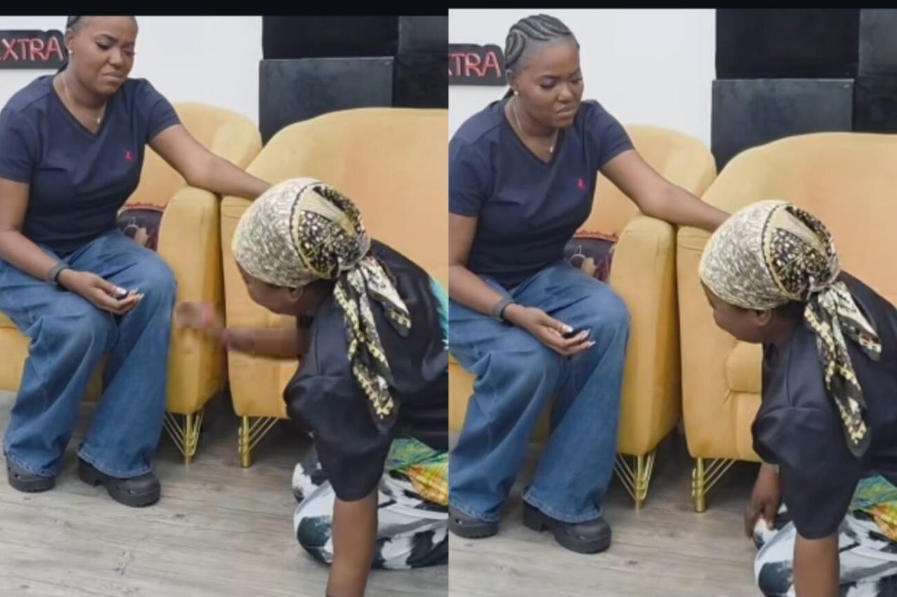 “She Went on Her Knees!” – Biola Bayo Moved to Tears as Shanko’s Wife Regains Custody of Kids