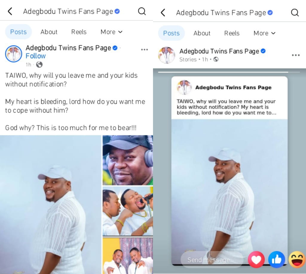“Midnight Tears!” Gospel Twin Star Reportedly Slumps in the Night — Fans Cry Out in Shock