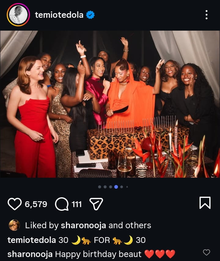 “Soft Life Level 100!” – Temi Otedola Shuts Down Internet With Wild Leopard-Themed 30th Bash
