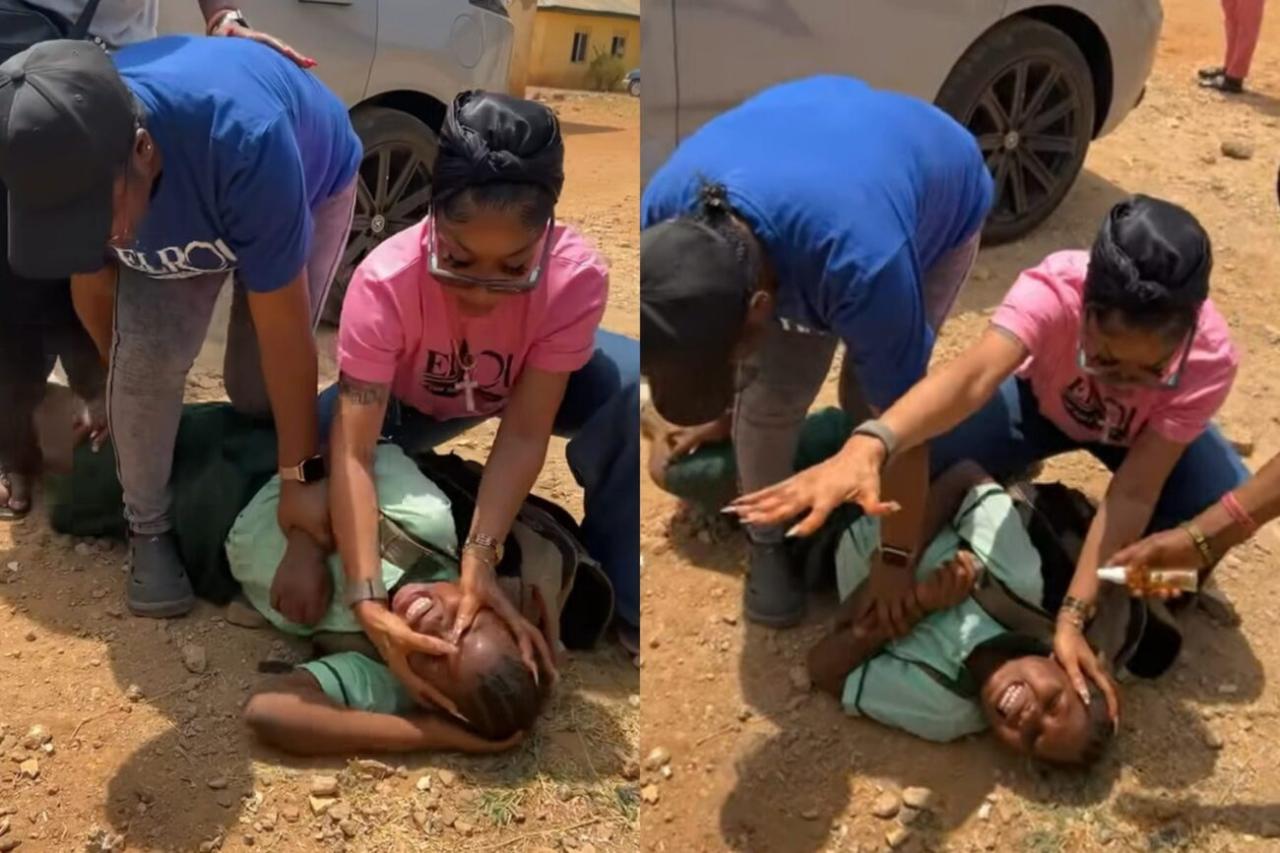 “E Dey Look Like Yoruba Movie” – Angela Eguavoen Reacts as Tonto Dikeh Conducts Student Deliverance