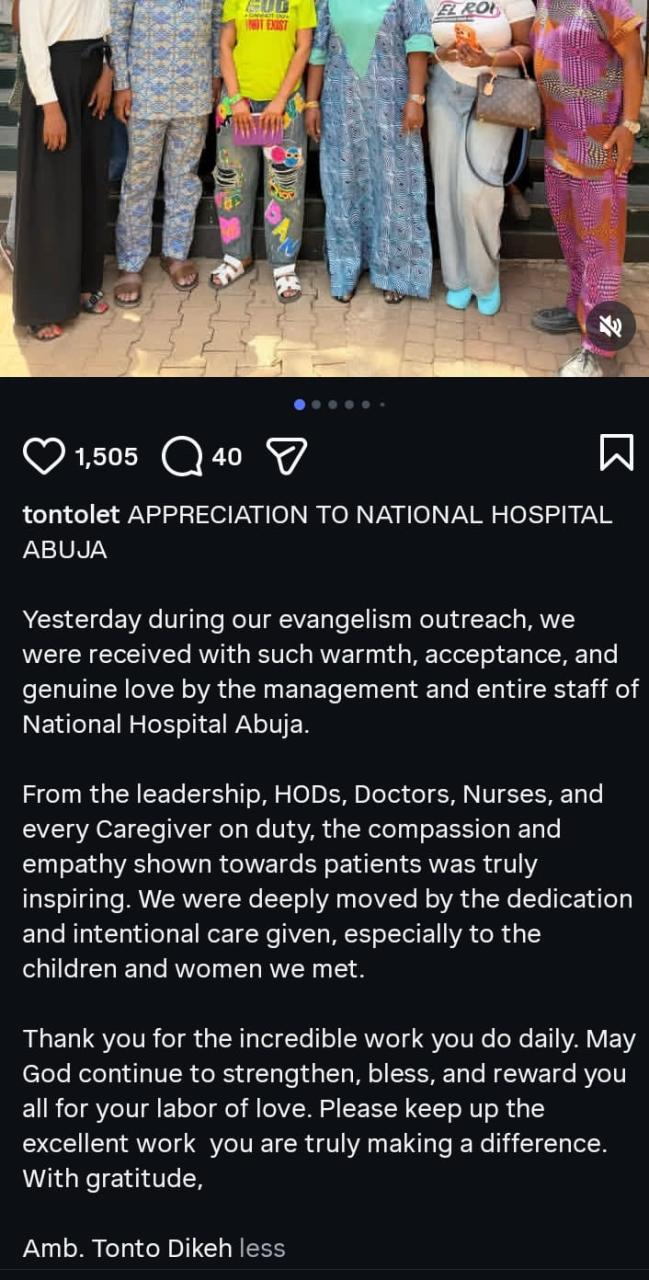 “I Couldn’t Walk Away…” Tonto Dikeh Overwhelmed After Emotional Visit to Abuja Hospital
