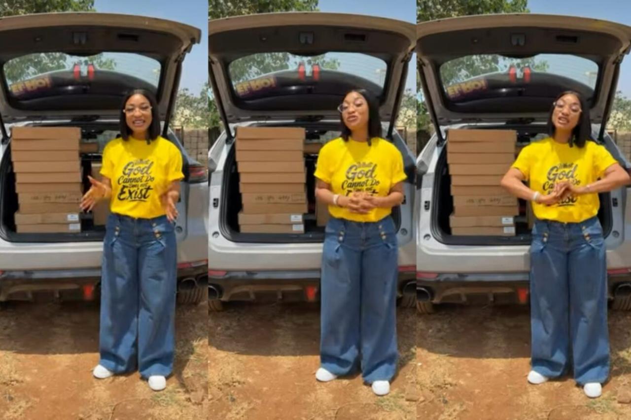 Tonto Dikeh Returns to School After Viral Deliverance, Donates Laptops Despite N200m Lawsuit