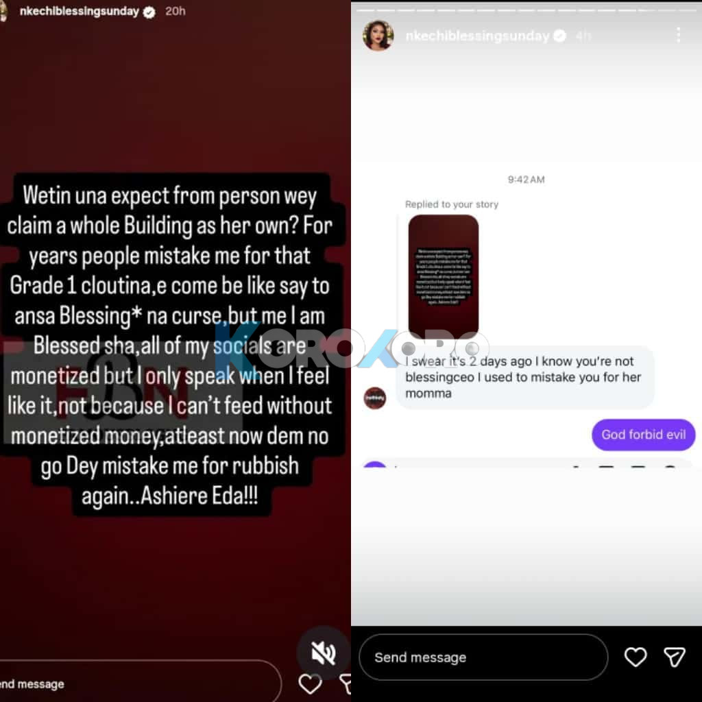 DRAMA: Nkechi Blessing Fires Shots at Blessing CEO Over Cancer Claim — “What Did You Expect?”