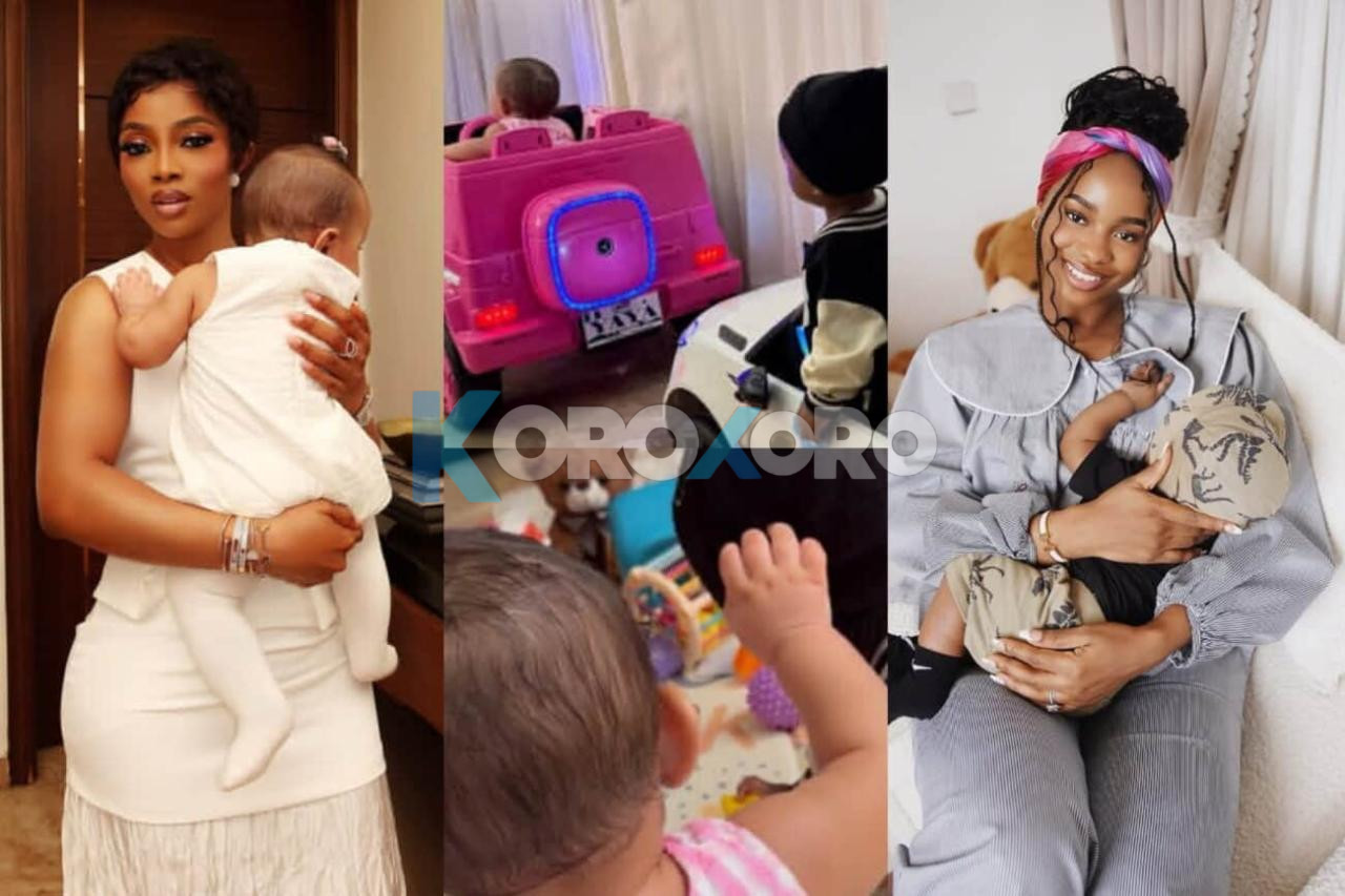 “They’re the New Gen Beta!” – Toke Makinwa’s Daughter and Priscilla Ojo’s Son Go on Their First Date