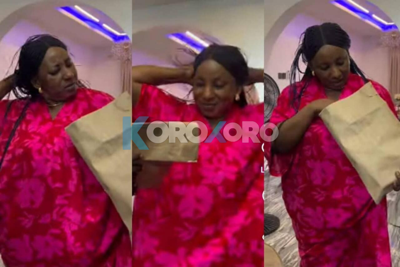 “I’VE BEEN WAITING FOR THIS ENVELOPE!” — Mide Martins LOSES HER COOL As Afeez Owo SPREADS CASH IN Emotional Birthday Surprise