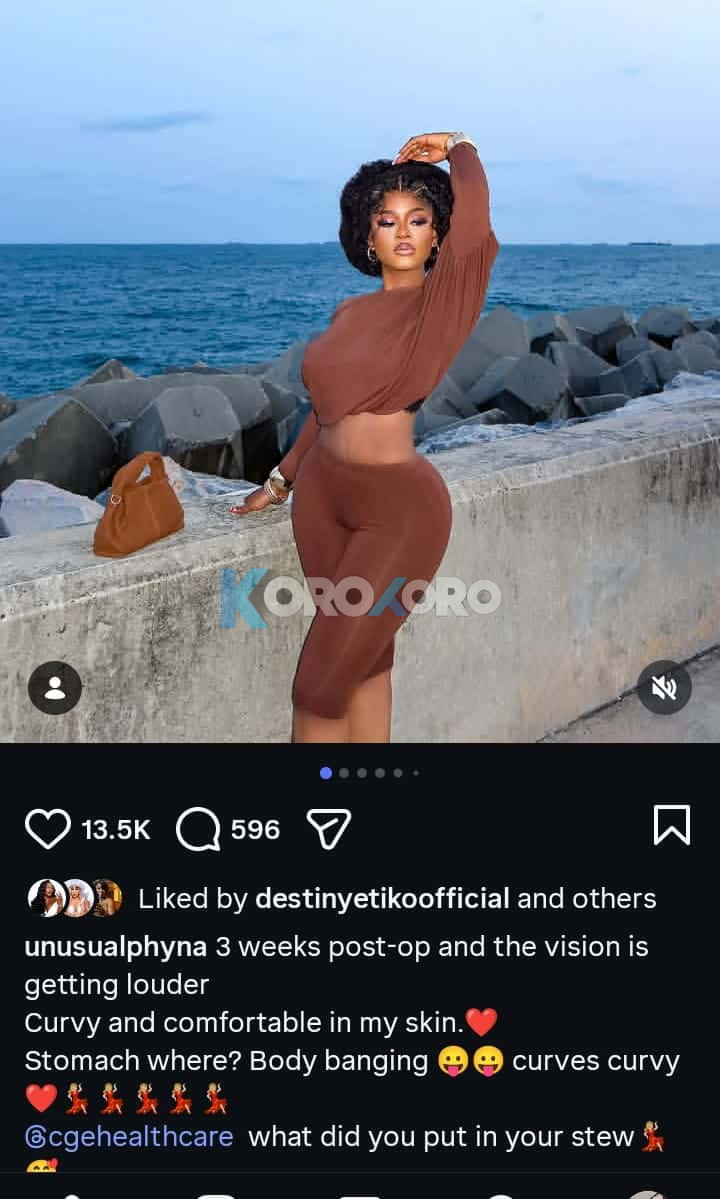 “CURVES LOUDER THAN NOISE!” — Phyna FIRES BACK AT CRITICS, STUNS IN 3-WEEKS POST-SURGERY REVEAL