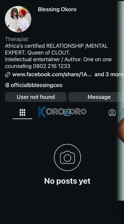 Drama Unfolds: Blessing CEO Deactivates Instagram After Massive Backlash Over Fake Cancer Claims