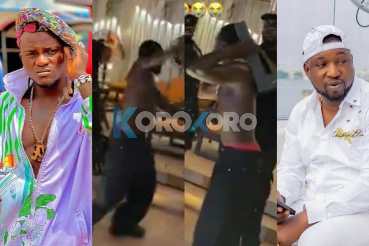 CHAOS ERUPTS: Portable Storms Soso Soberekon’s Mansion, Attacks Tunde Perry in Wild Showdown (Video)