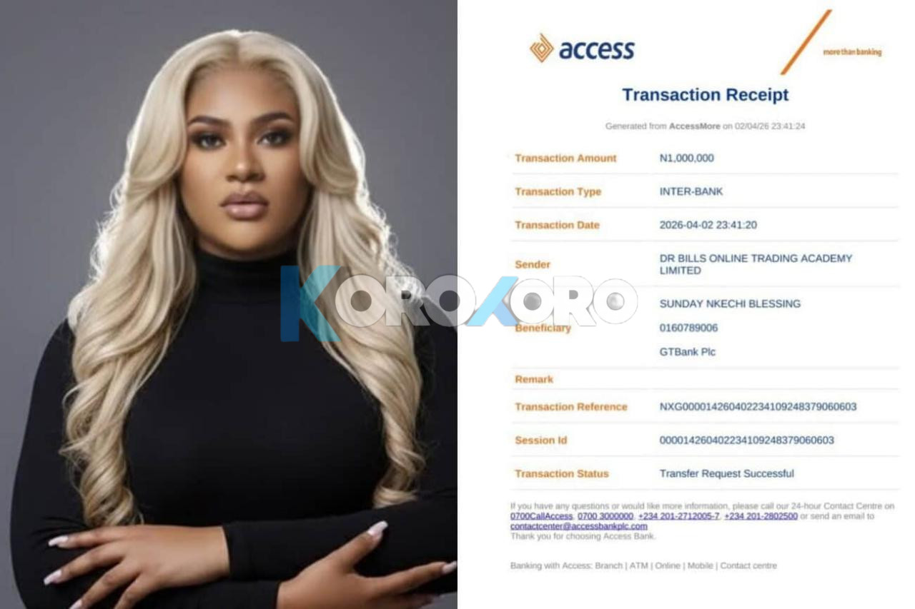 Nkechi Blessing Receives ₦1 Million for Dinner, Throws Subtle Shade