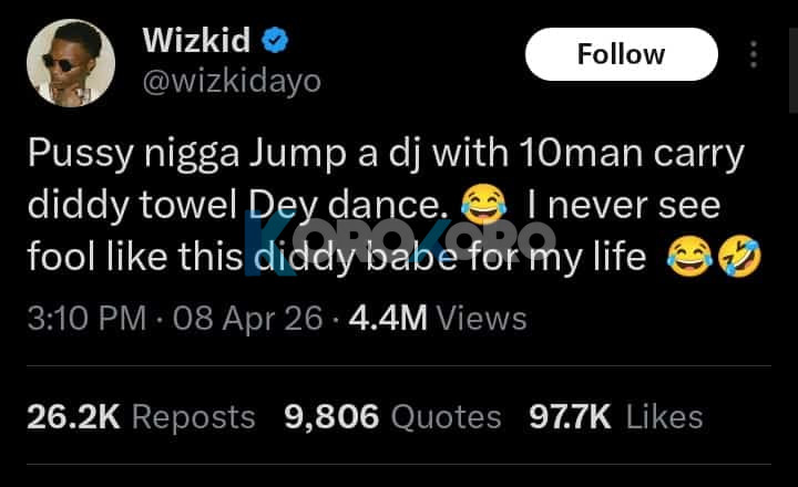 “I’ve Never Seen a Fool Like This!” — Wizkid Blasts Burna Boy Over DJ Tunez Clash