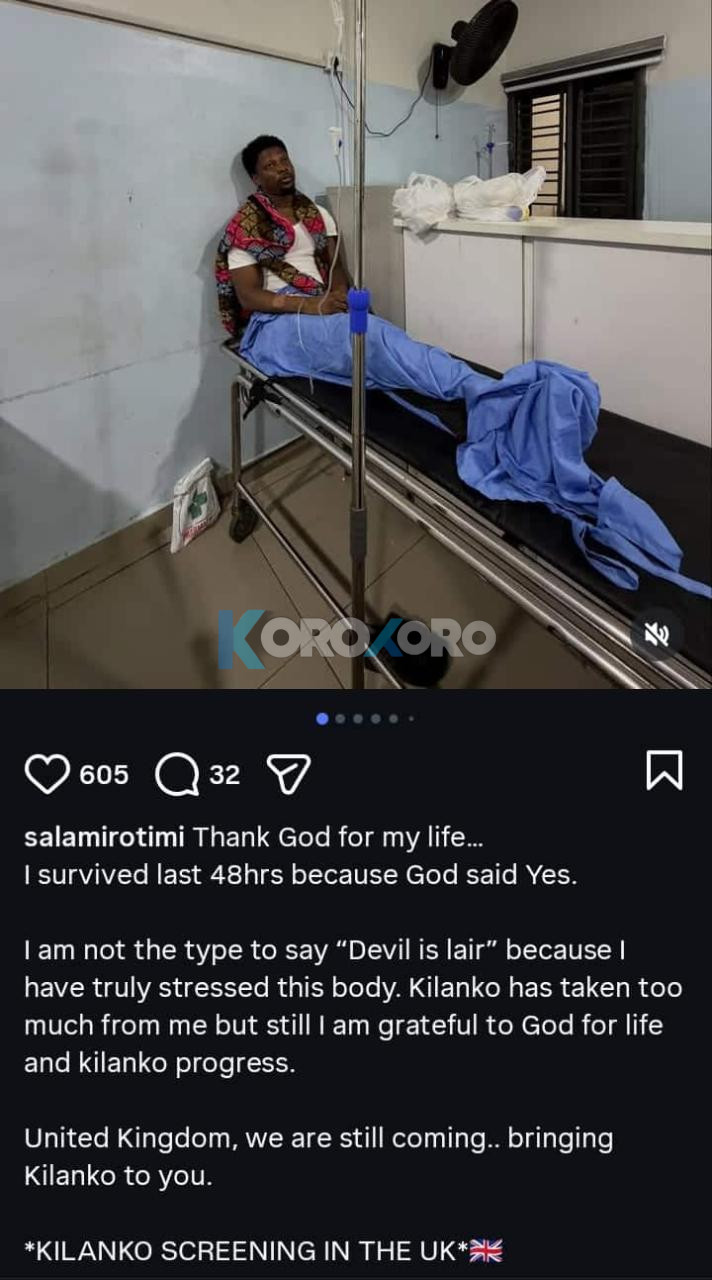 MIRACLE OR BREAKDOWN? “I Survived 48 Hours of Hell!” — Rotimi Salami SHOCKS Fans With Hospital Bed Confession After Near-Death Scare