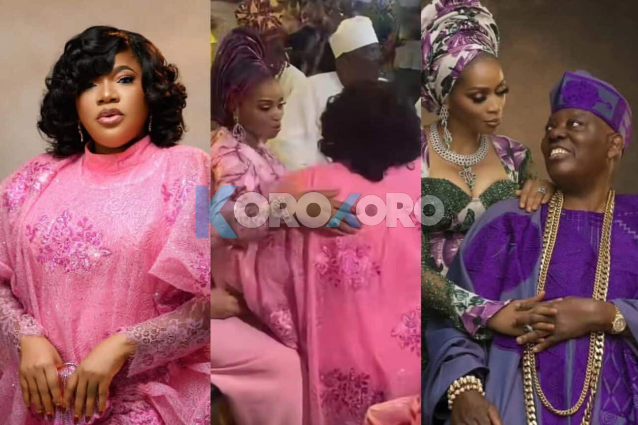 “I Am an Omoluabi” – Toyin Abraham Breaks Silence After Viral Kneeling Moment for Okoya Family Sparks Heated Debate Online