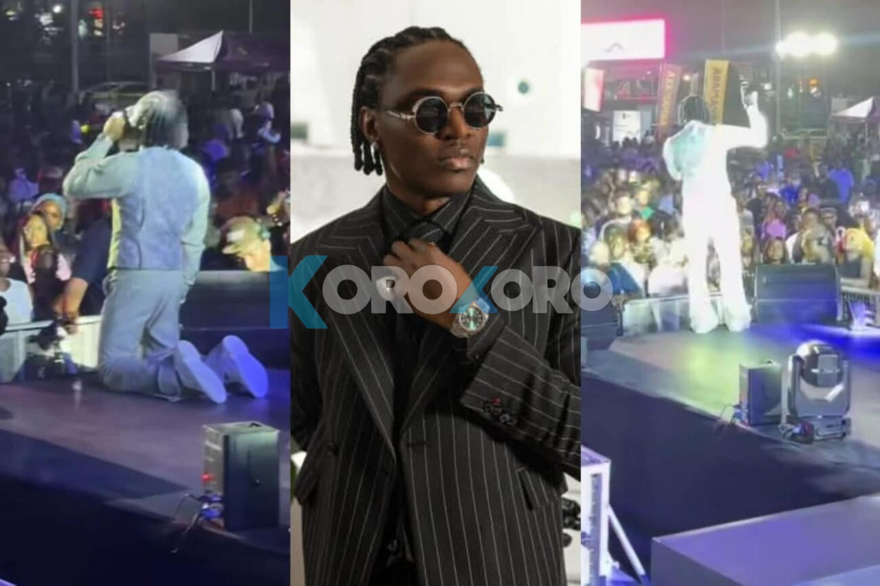 Moment Singer Spyro Kneels in Worship as Holy Spirit Interrupts His Performance (Video)
