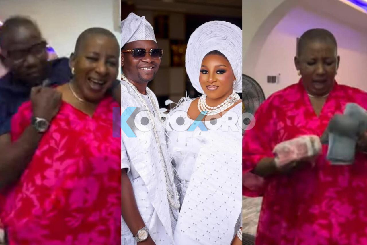 “I’VE BEEN WAITING FOR THIS ENVELOPE!” — Mide Martins LOSES HER COOL As Afeez Owo SPREADS CASH IN Emotional Birthday Surprise