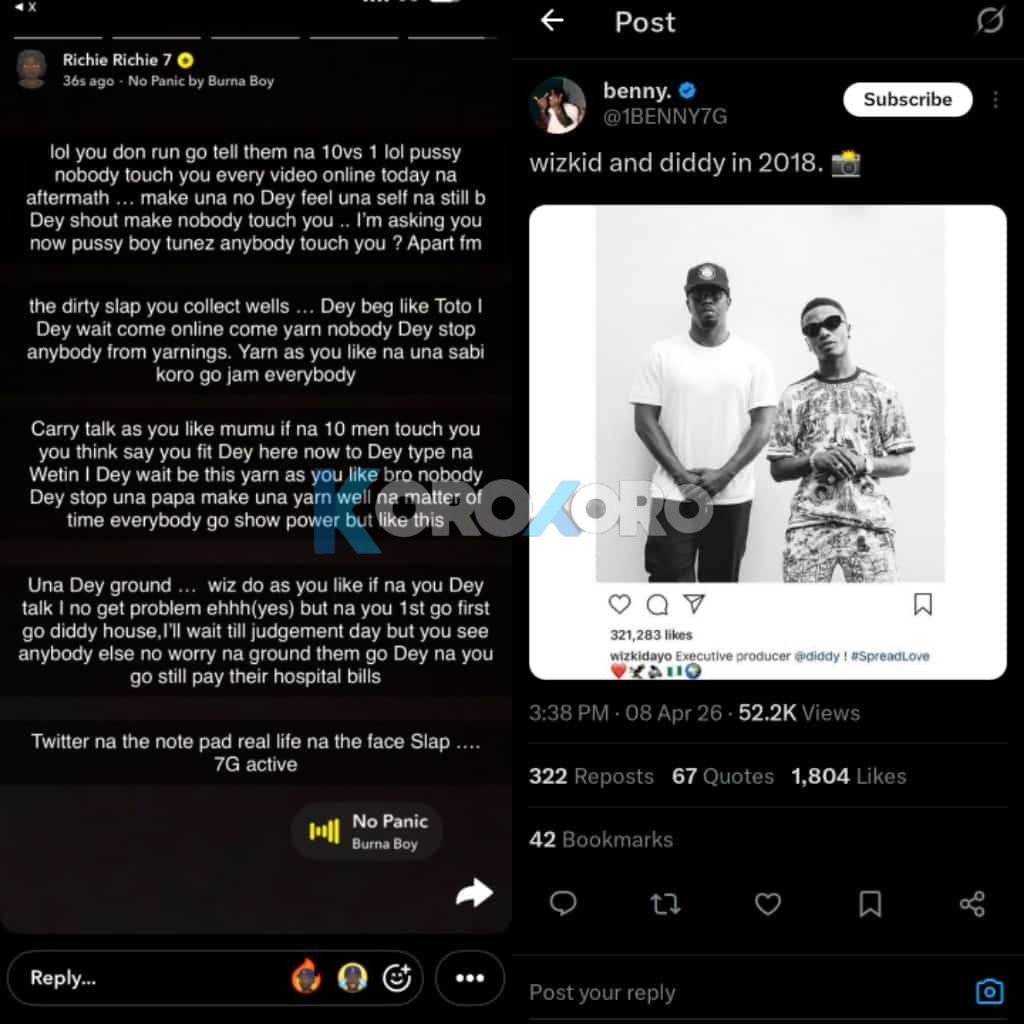 “You Went There First!” — Burna Boy’s Aides Fire Back at Wizkid