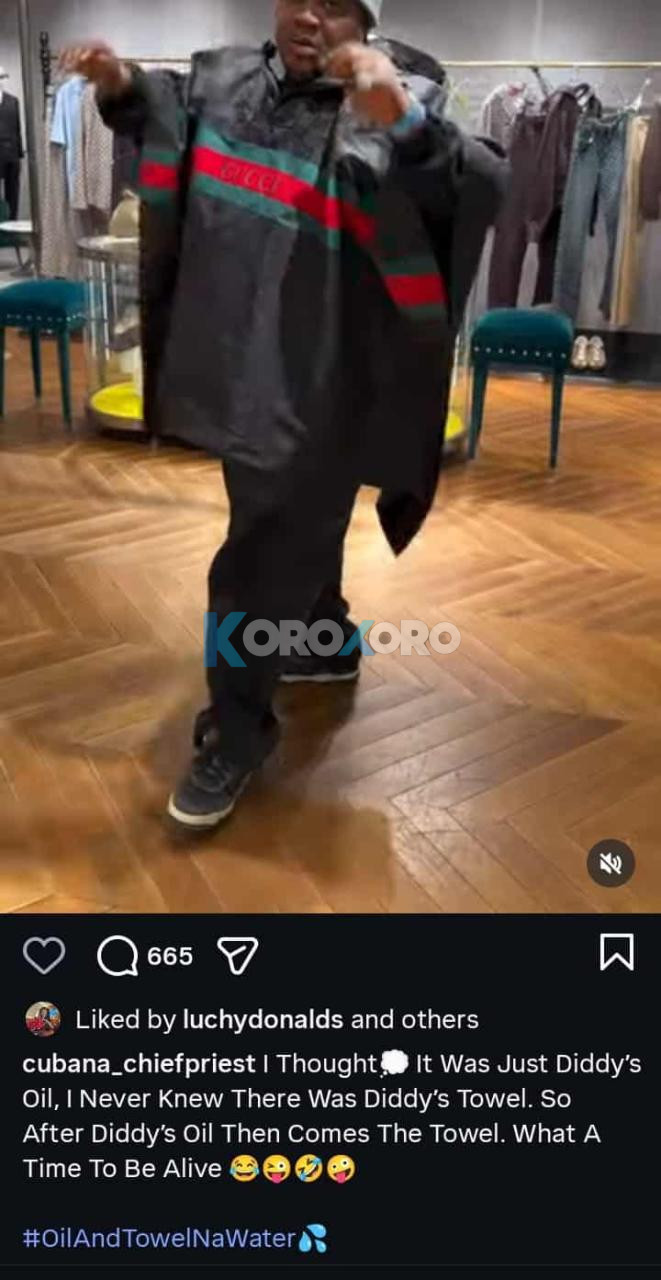“Diddy Towel?” — Cubana Chief Priest Mocks Burna Boy Amid Explosive Feud