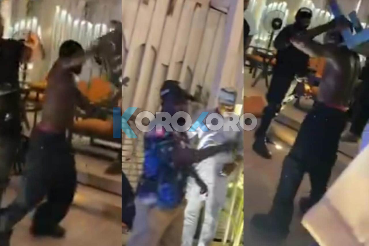 CHAOS ERUPTS: Portable Storms Soso Soberekon’s Mansion, Attacks Tunde Perry in Wild Showdown (Video)
