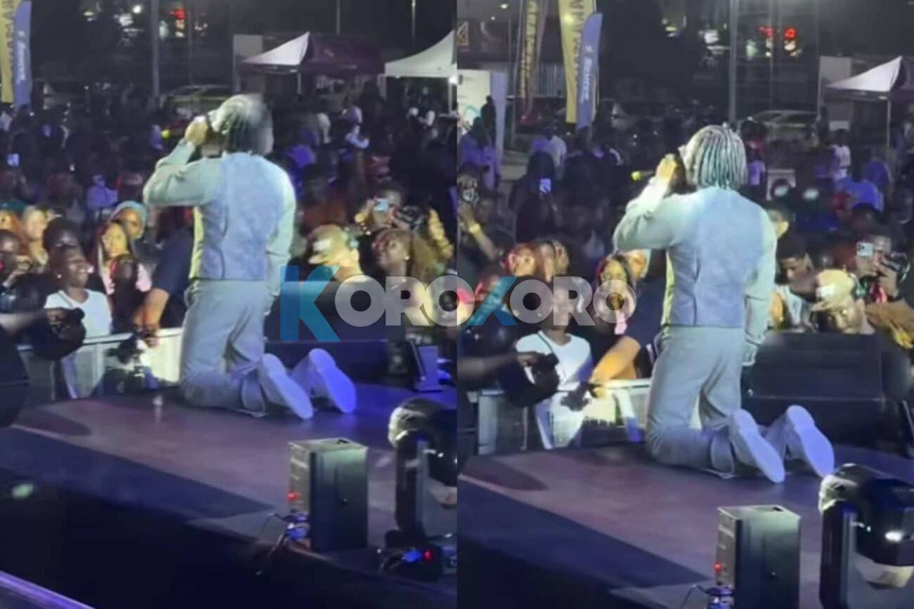 Moment Singer Spyro Kneels in Worship as Holy Spirit Interrupts His Performance (Video)