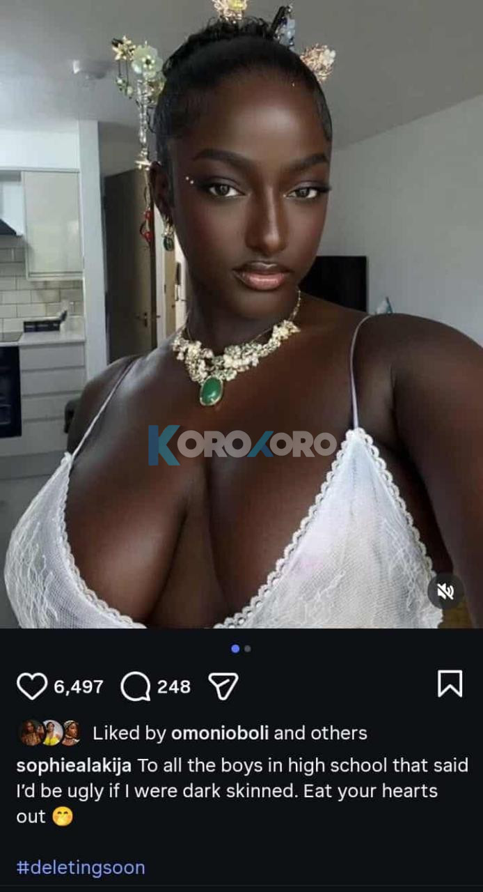 “They Said I’d Be Ugly If I Was Dark…” — Sophie Alakija Claps Back, Leaves Critics Stunned
