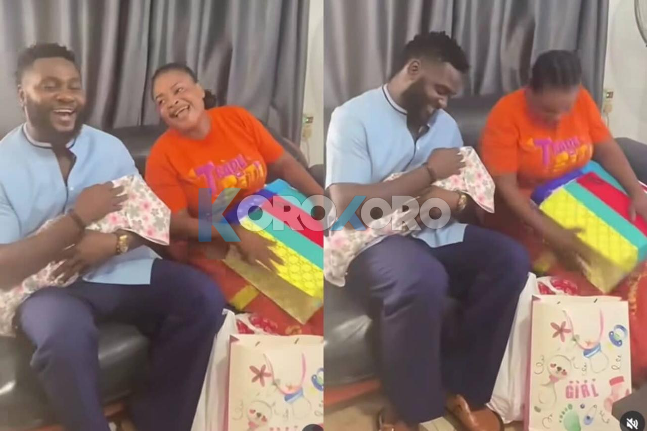 HEART-MELTING: Jide Awobona Storms Toyosi Adesanya’s Home with Gifts — Emotional Baby Moment Leaves Fans in Tears