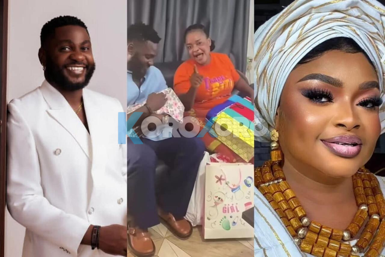 HEART-MELTING: Jide Awobona Storms Toyosi Adesanya’s Home with Gifts — Emotional Baby Moment Leaves Fans in Tears