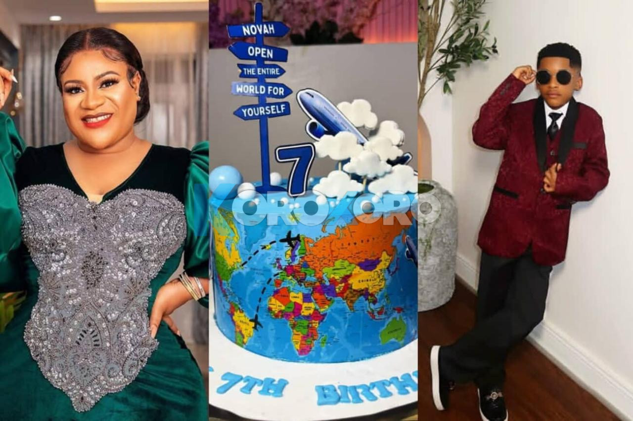 “The Smartest Kid Alive!” – Nkechi Blessing Celebrates Son Elijah as He Turns 7