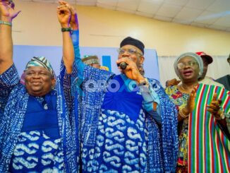Abiodun Formally Presents Senator Adeola to Ogun West APC Stakeholders